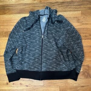 Gray and Black Hoodie